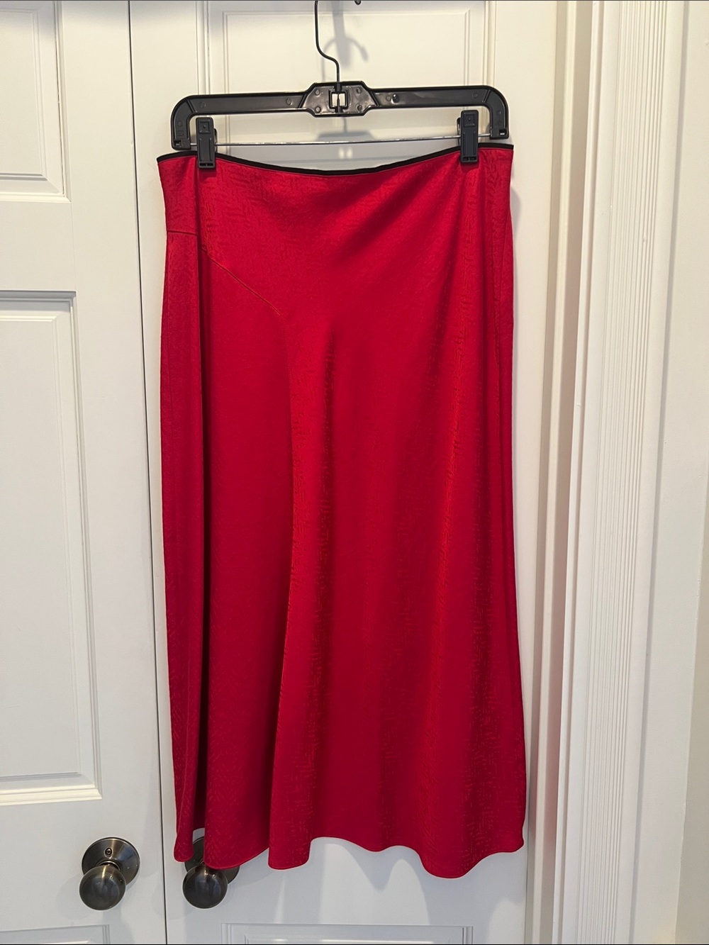Rag & Bone Red A-Line Midi Skirt size 6